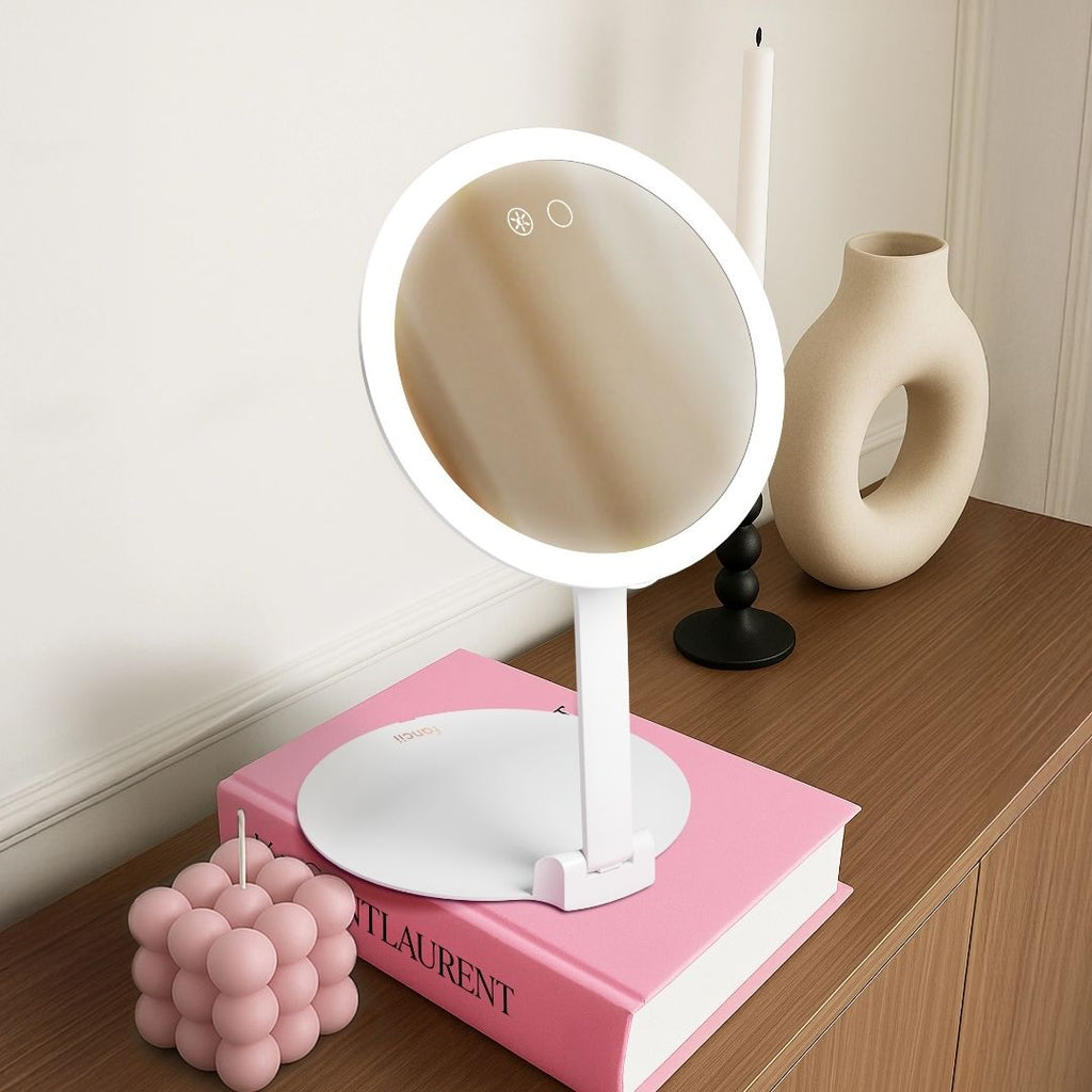 Abigail Travel Mirror with 10x Magnification